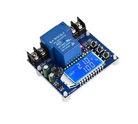 Nizirioo Monitor de batería de baja tensión, protección DC 6 V-60 V, bajo voltaje, módulo controlador automático de encendido/apagado con pantalla LCD