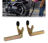 Nizirioo Soporte para motocicleta con recepción de garras, recepción de horquilla para soporte de montaje, recepción de garras para adaptador de basculante, gancho de trípode para elevación del