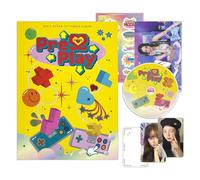 NiziU - NiziU - 1st Single Album [Press Play] (Press Ver.) Photobook + CD-R + Photocards + Photocard Frame + Postcard + Sticker