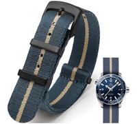 Nizonlaie Correa de reloj de nailon balístico militar con hebilla pesada de 18 mm, 20 mm, 22 mm, 24 mm de grosor, G10, correa de repuesto para reloj inteligente para hombres y mujeres