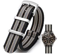 Nizonlaie Correa de reloj de nailon balístico militar con hebilla pesada de 18 mm, 20 mm, 22 mm, 24 mm de grosor, G10, correa de repuesto para reloj inteligente para hombres y mujeres