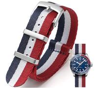 Nizonlaie Correa de reloj de nailon balístico militar con hebilla pesada de 18 mm, 20 mm, 22 mm, 24 mm de grosor, G10, correa de repuesto para reloj inteligente para hombres y mujeres