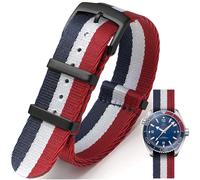 Nizonlaie Correa de reloj de nailon balístico militar con hebilla pesada de 18 mm, 20 mm, 22 mm, 24 mm de grosor, G10, correa de repuesto para reloj inteligente para hombres y mujeres