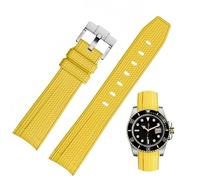 Nizonlaie Correa de reloj para reloj Moonswatch, 20 mm, extremo curvado, estilo de tejido, caucho de silicona premium, correa de repuesto de goma de silicona, compatible con Omega XSwatch Moonswatch