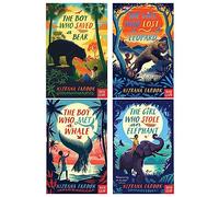 Nizrana Farook 4 Books Collection Set (The Girl Who Stole an Elephant, The Boy Who Met a Whale, The Girl Who Lost a Leopard, The Boy Who Saved a Bear)