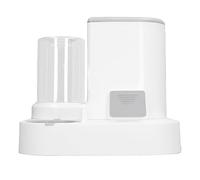 NIZUUONE 2 en 1 Dispensador Automático de Alimentos de Azúcar de Alimentos de Azúcar Multifuncional Fácil de Usar para Mascotas Pequeñas y Grandes (Gray)