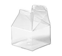 NIZUUONE 250 Ml Casa de Leche de Casa Linda en la Taza de Vidrio de Vidrio de Cartón