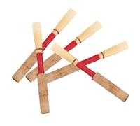 NIZUUONE 5pcs Oboe Reed Mediano Suave Hecho a Mano Cañas Oboe para Principiantes con Tiras de bambú Dura a los Accesorios de Instrumentos de Fáciles de Reproducir Fáciles de Tocar
