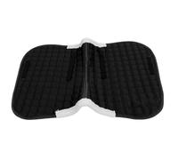 NIZUUONE Almohadilla para Montar el Caballo, Almohadilla Ecuestre con Algodón de Poliéster de Poliester Transpirable Corte 3D sin Deslizamiento Fit para la Prevención de la Prevención de (Black)