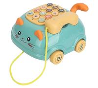 NIZUUONE Baby Toys Simulano Teléfono con Música Educativa Temprana y Ejercicios de Lenguaje para Aprendizaje Multillinguming Light Lake Green