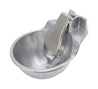 NIZUUONE Bebedero Automático para Ganado, Fregadero Duradero de Aleación de Aluminio, Dispensador de Agua para Gatos, Ovejas, Perros y Ganado