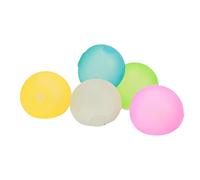 NIZUUONE Bola de Descompresión, 5pcs TPR Alivia la Presión Inquebrantable Exprimir Bolas de Azúcar de Estrés para Niñas para Niños Adultos (6 cm)