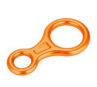 NIZUUONE Escalada 8 Cuerdas Escalada 8 Cuerdas Escalada 8 Anillos Descender por Cuerda, Escalada 35KN Descender Al Bolsas (Orange)