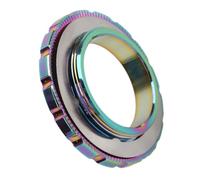 NIZUUONE MEIJUN Centerlock Lockring Center Lock Juego de Ruedas Hub Barril Eje Disco Rotor Lock Ring Accesorio de Bicicleta de Montaña Instalación de Aleación de Aluminio 6 Pernos Tipo