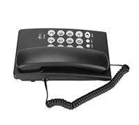 NIZUUONE Teléfono con Cable de Botón Grande KXT504, Recuerde la última Llamada por Teléfono, Amigable para Personas Mayores, Diseño Simple, Casa y Hotel (Black)