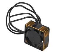 NIZUUONE Ventiladores de ESC sin Escobillas de 25 Mm Ventilador de Disipación de Calor Duradero para RC Aluminio Alejo de Aluminio (GOLD)