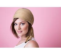 NJ création turbante Evasion gorro Chocolate/diadema Chamois
