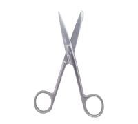 NJ Enterprises Tijeras de enfermería de 14 cm, instrumento multiusos de primeros auxilios, afiladas, romo de 6.1 pulgadas, tijeras de apósito de acero inoxidable autoclavables para uso doméstico