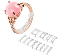 NJCXOLA 12 piezas Anillos reductores invisibles de tamaño de anillo para hombres y mujeres sueltos (6 tamaños)