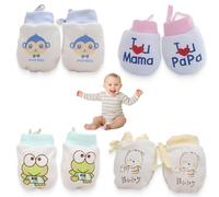 NJCXOLA 4 Pares Manoplas Para Bebé Recién Nacido, Niño Y Niña, 0 10 Meses, Muy Suaves, Ajustables, Antiarañazos, Guantes Para Bebé Baby Anti Scratch Mittens Recien Nacido