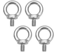 NJCXOLA 4 Piezas Tuerca de Anilla M4 Tuercas de Anillo de Acero Inoxidable 304 Anillos Ojales de Elevación para Accesorios de Elevación