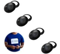 NJCXOLA Imanes dorsal running, Imanes para Dorsales de Running, Portadorsal Dorsal Running, Imanes Dorsales Running, Porta Dorsal Carrera, Portadorsales Iman negro 4 pares