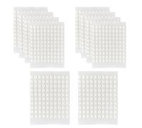 NJCXOLA Paquete de 1000 puntos de doble cara, redondos, transparentes - Puntos de doble cara removibles, para globos, decoraciones de festivales, bricolaje, papel, vidrio, metal (6 mm)