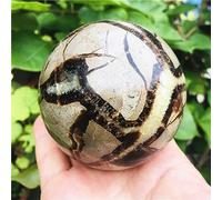 NJFSWNXOR Septarian Sphere Septarium Dragon Stone Crystal Ball Adornos (Color: 4 cm)