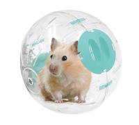 Njidher - Bola de hámster grande, bola de hámster,juguete de hámster silencioso transparente - Accesorios para pequeños animales de compañía lindos con orificio de ventilación para ratones de Guinea