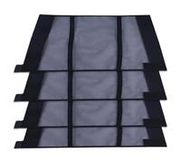 Njidher Botas Protectoras Contra Moscas para Caballos, 4 Piezas Protectores De Malla Transpirable Para Patas, Socks De Malla Portátiles Equinos Suministros Exteriores De Verano Para Rancho Granja