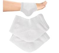 Njidher Calcetines para el talón para mujeres secas agrietadas, calcetines hidratantes del talón | Calcetines de gel de cuidado de los pies hidratantes,Hidratación profunda de Spa & Sleep, cuidado de