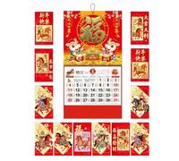 Njidher Calendario del Año del Caballo, Planificador de Gestión del Tiempo | Calendario de 12 meses para colgar en la pared - Para la oficina, escuela, hogar, regalo para adultos