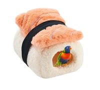 Njidher Niche Hamster Maison - Accesorio en Forma de Sushi Lindo para hábitat Animal | Hogar cálido Invierno para hámster - para Dormir Abrazos escondite Enano Chinchilla
