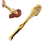 Njidher Pinzas De Cocina De Acero Inoxidable,Pinzas De Barbacoa Inoxidables,Alimentos Alimentos | Para el servicio de restaurante la tostada freír la pasta la ensalada el aderezo la torta