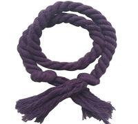 NJIEzhao 2Pcs Handmade Tassel Curtain Tieback Multicolor Buckles Household Decorative Accessories Hand Cotton Linen Rope Abrazaderas para Cortinas de Cuerda(Dark Purple)