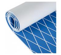 NJIEzhao Alfombra Antideslizante de Material Espuma EVA con patrón Diamante 1900x350x5mm for yate, Kayak Marino Cubierta de Barco en Espuma EVA(Blue White)