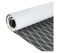 NJIEzhao Alfombra Antideslizante de Material Espuma EVA con patrón Diamante 1900x350x5mm for yate, Kayak Marino Cubierta de Barco en Espuma EVA(Dark Gary White)