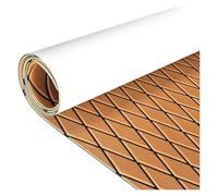 NJIEzhao Alfombra Antideslizante de Material Espuma EVA con patrón Diamante 1900x350x5mm for yate, Kayak Marino Cubierta de Barco en Espuma EVA(Brown Black)