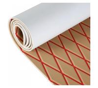 NJIEzhao Alfombra Antideslizante de Material Espuma EVA con patrón Diamante 1900x350x5mm for yate, Kayak Marino Cubierta de Barco en Espuma EVA(Brown Red)