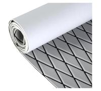 NJIEzhao Alfombra Antideslizante de Material Espuma EVA con patrón Diamante 1900x350x5mm for yate, Kayak Marino Cubierta de Barco en Espuma EVA(Gray Black)