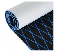 NJIEzhao Alfombra Antideslizante de Material Espuma EVA con patrón Diamante 1900x350x5mm for yate, Kayak Marino Cubierta de Barco en Espuma EVA(Black Blue)