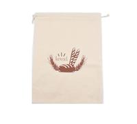 NJIEzhao Bolsas de Lino para Guardar Pan Bolsa de Pan Lino Baguette Reutilizable, Almacenamiento con cordón algodón, Hecho en casa, Mantenimiento amigable y Fresco(C)