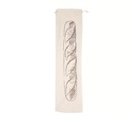 NJIEzhao Bolsas de Lino para Guardar Pan Bolsa de Pan Lino Baguette Reutilizable, Almacenamiento con cordón algodón, Hecho en casa, Mantenimiento amigable y Fresco(B)