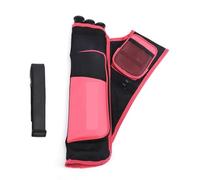 NJIEzhao Carcaj para carcaj para Flechas Carcaj de Tiro con Arco, carcaj de 3 Tubos, Soporte for Flechas, Parte Trasera portátil, Mano Derecha, Mano Izquierda for Tiro con Arco(Pink LH 1pc)