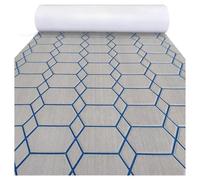NJIEzhao El patrón Hexagonal Cubre la Alfombra empalmada, Espuma EVA autoadhesiva, lámina for Cubierta de Barco, Almohadilla for Suelo Cubierta de Barco en Espuma EVA(Gray Blue Small)