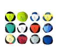 NJIEzhao Footbag Tejido a Mano Hand-Made World Foot Bag,Dirtbag Hacky Sack Assorted Footbag Sand Filled for Adults(3PCS Random)