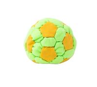 NJIEzhao Footbag Tejido a Mano Soccer Footbag Sacks Juggling Ball for Children Durable Sport Toy for Beginners Foot Bags(White)