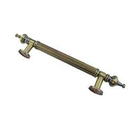 NJIEzhao Manilla para Puerta de Cristal Manija de puerta madera for muebles, tiradores corredera for baño, dormitorio, restaurante, armario(Bronze 460mm)