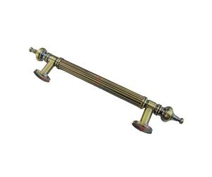 NJIEzhao Manilla para Puerta de Cristal Manija de puerta madera for muebles, tiradores corredera for baño, dormitorio, restaurante, armario(Bronze 460mm)