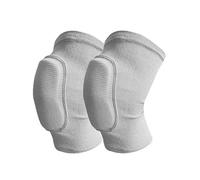 NJIEzhao Rodilleras 1 par de Rodilleras Deportivas for Hombres, Mujeres y niños, Rodilleras Protectoras, Rodilleras for Baile, Yoga, Voleibol, fútbol, Correr, Ciclismo, Tenis(Gray,L)